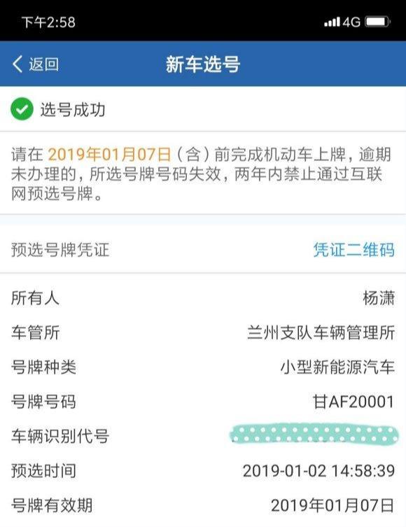 新能源车绿牌自编号六步教程