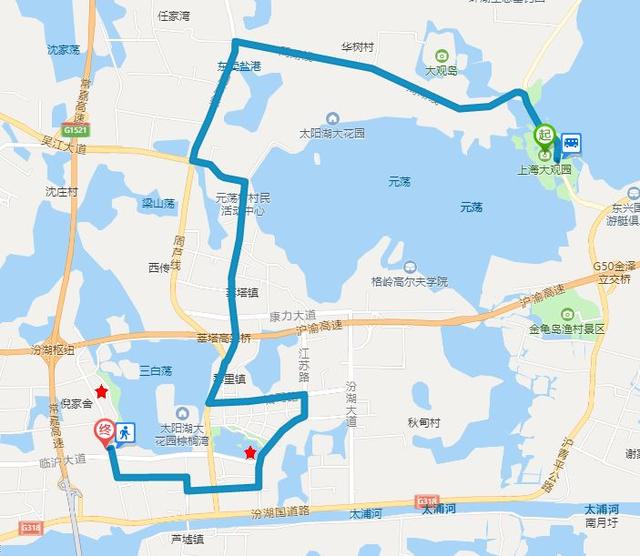 江浙沪跨界的5条公交线，最低2元直达绝美古镇！