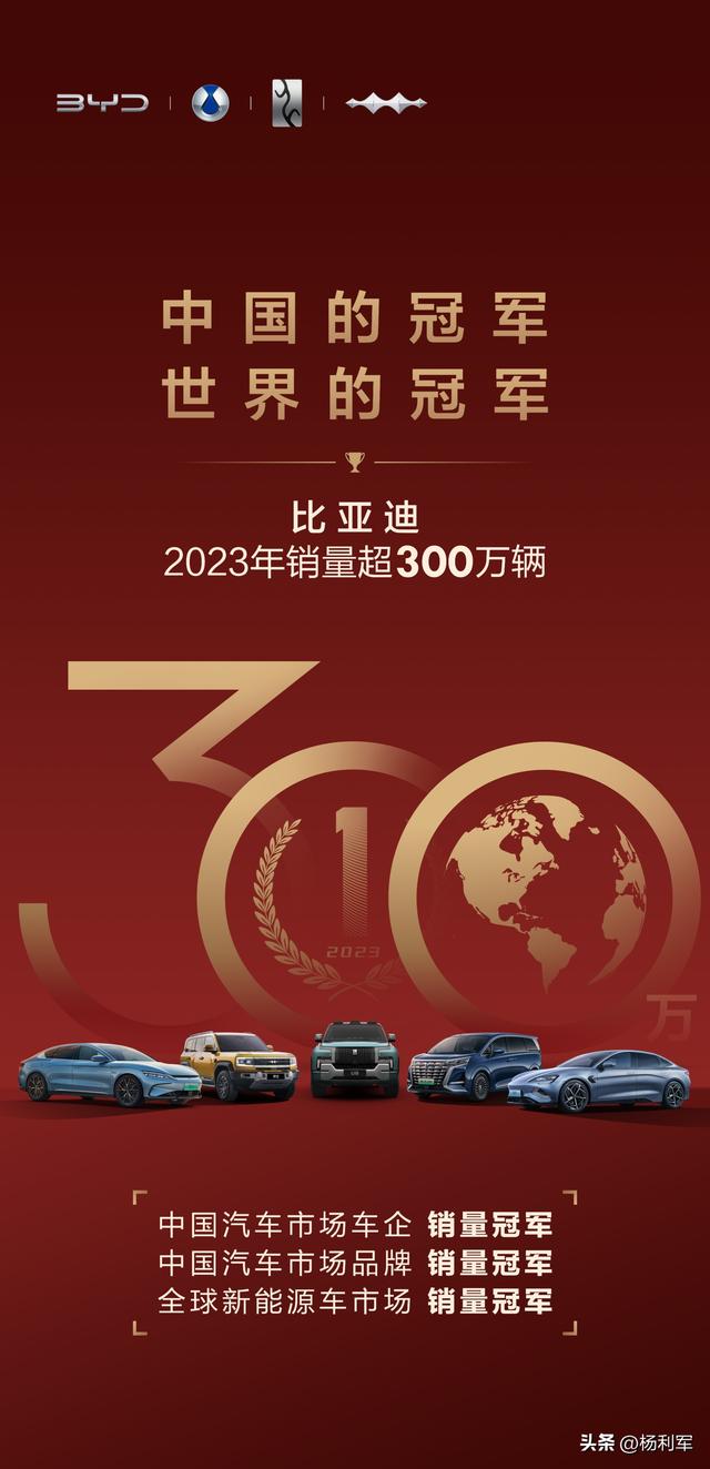 大姑娘上轿头一回！2023中国汽车强势霸榜，产销量全球第一