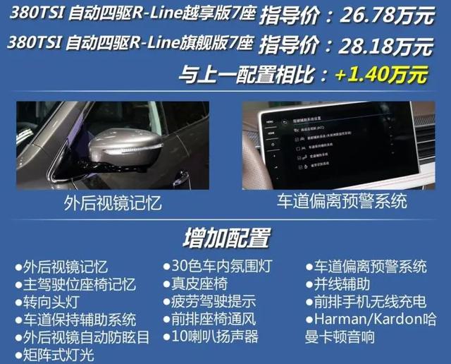 途观L：德系SUV标杆，大空间只要21.58万起