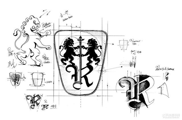人靠衣冠车靠标 上汽荣威全新狮标设计解析
