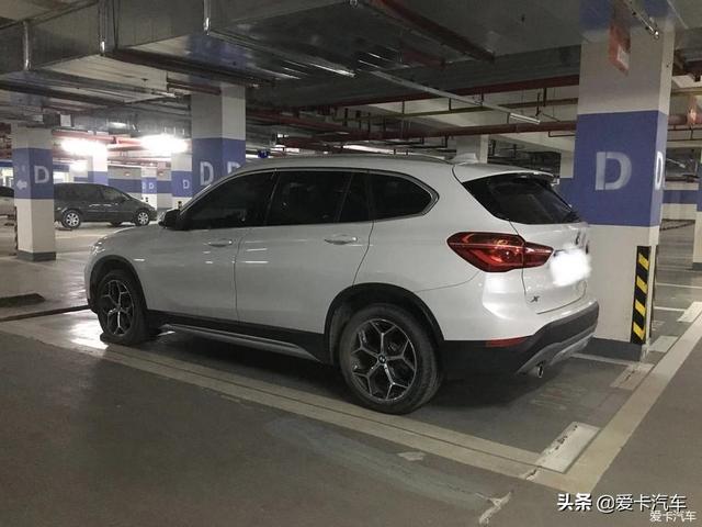 提车过后还开着旧车，不到公里数就首保，宝马X1提车记