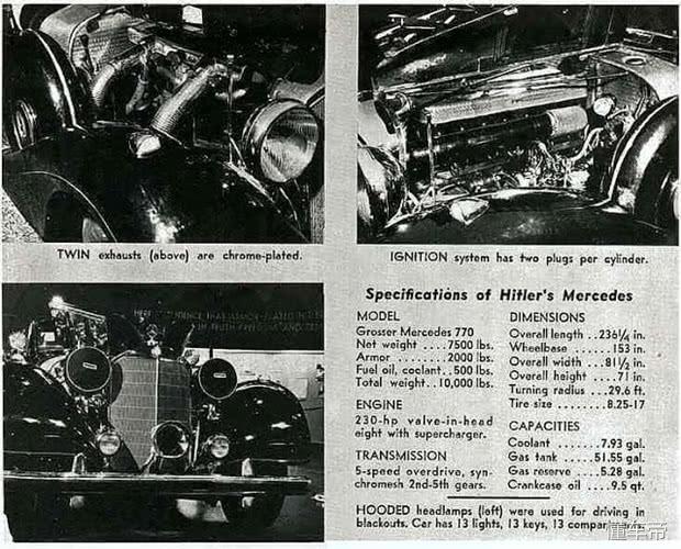 二战期间奔驰为希特勒打造专属跑车，见证纳粹德国兴衰史