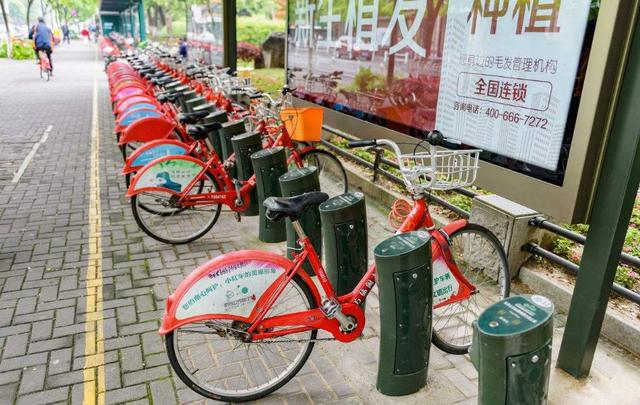 总服务点315个，通租通还，扫码租车......萧山的“小红车”越来越便捷