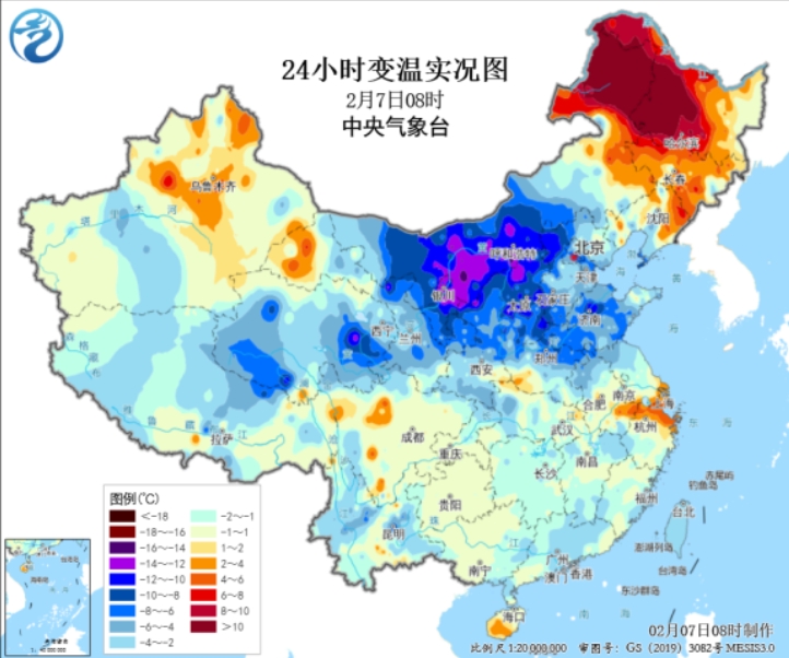 寒潮将继续影响江淮江南等地 北方地区风力不减