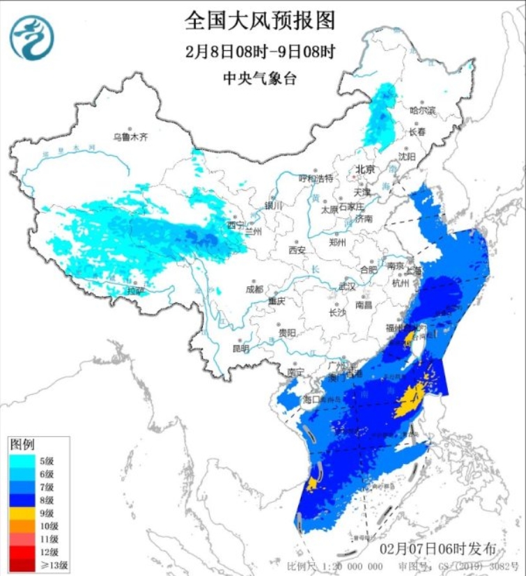 寒潮将继续影响江淮江南等地 北方地区风力不减