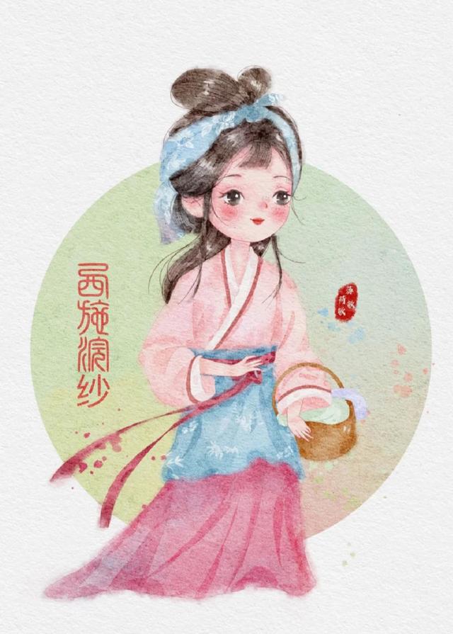 Q版古典四大美女｜昭君伤感，西施朴素，貂蝉可爱，杨贵妃最幸福