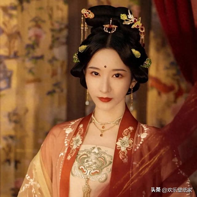 一组温婉美丽的国风美女｜微信女头像